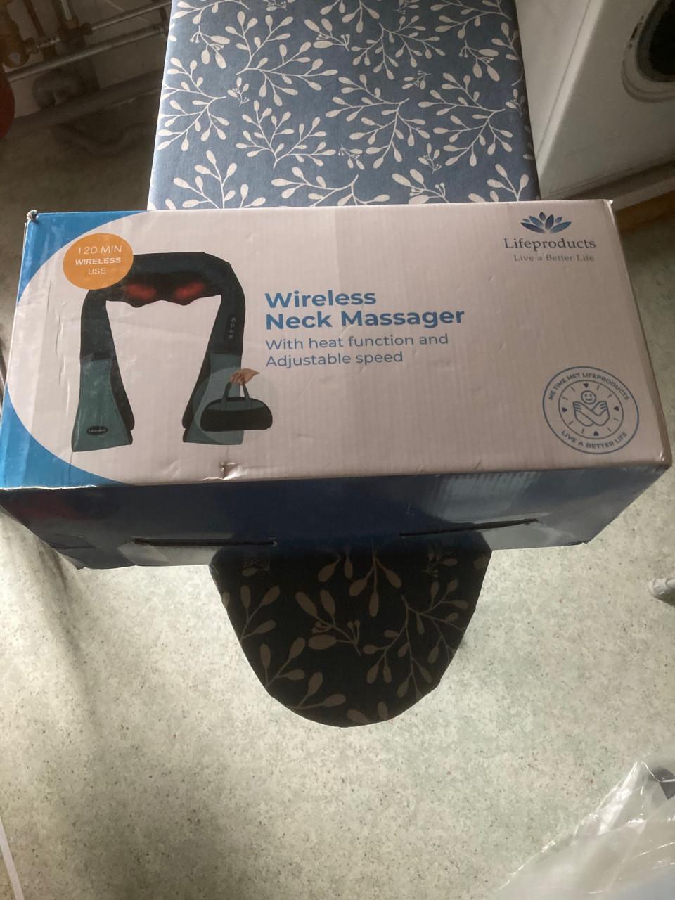 Elektrisch nekmassage-kussen