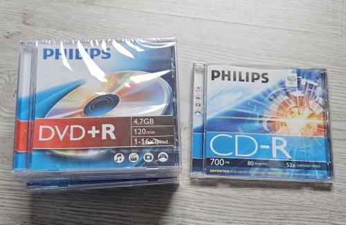Gratis, dvd / cd r 8 stuks.