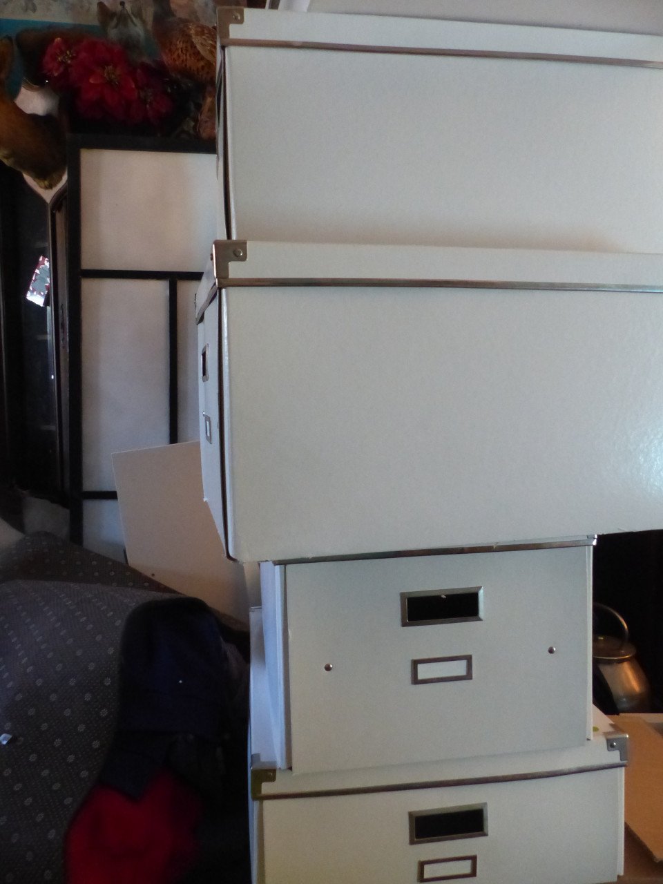Opbergdozen opbergboxen 6 dozen Ikea karton prima staat wit type Kassett