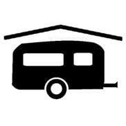 Overdekte stalling t.b.v. caravan, camper, vouwwagen, boot, etc.