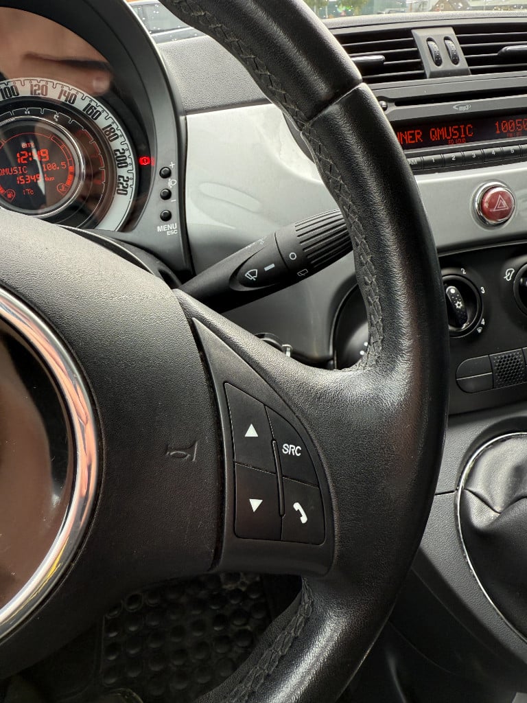 Fiat 500 1.2 - rosa - glazen dak