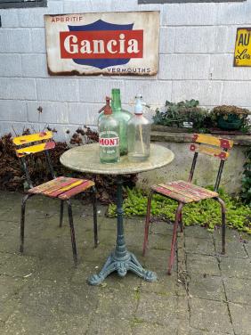Brocante bistro set