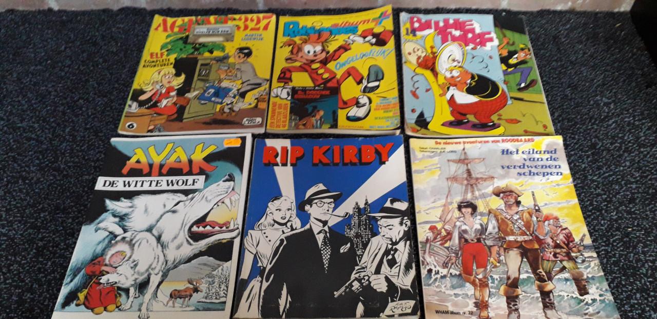 Stapel stripboeken