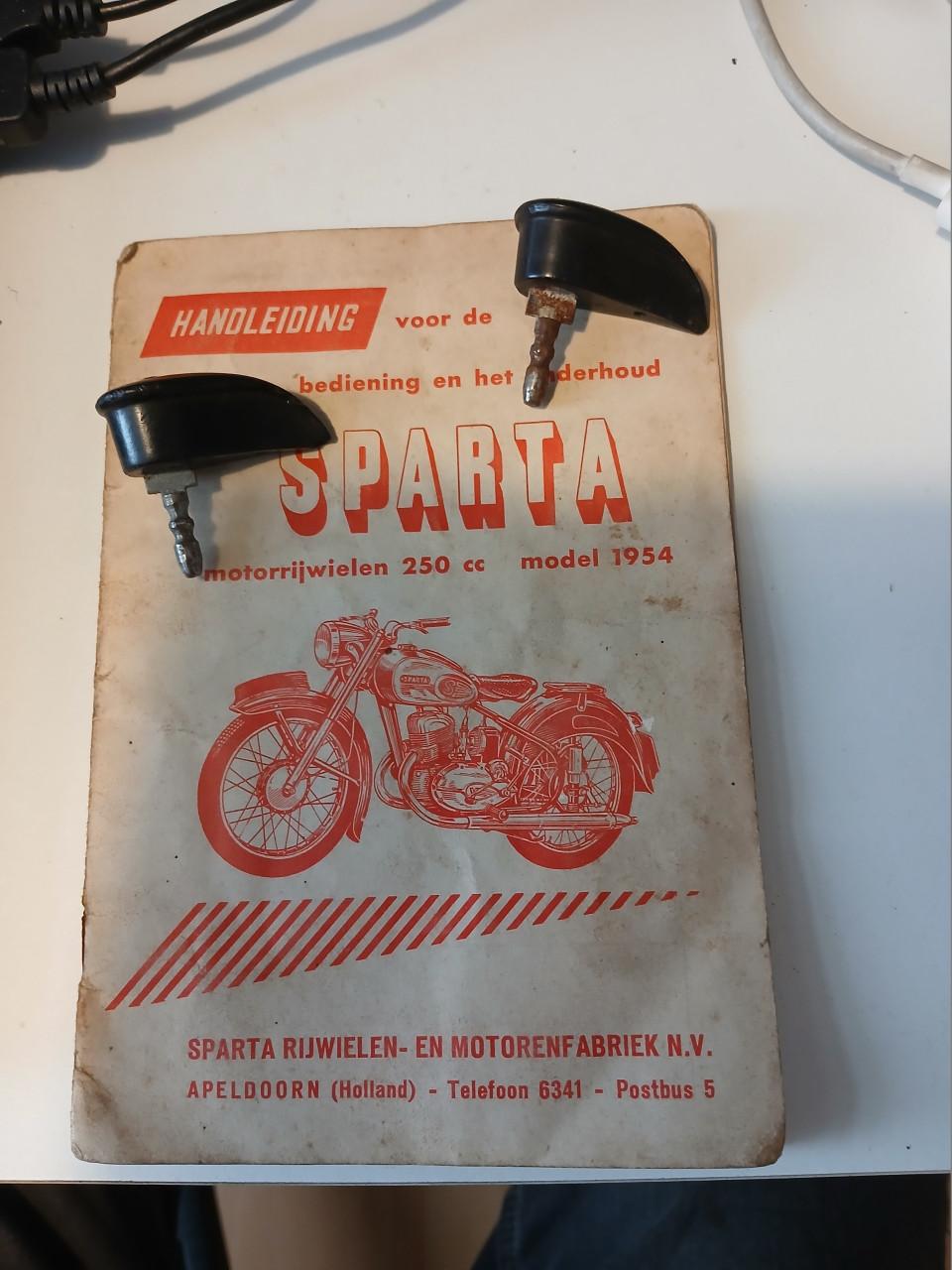 Sparta oldtimer motor met 250cc Victoriablok bjr 1954