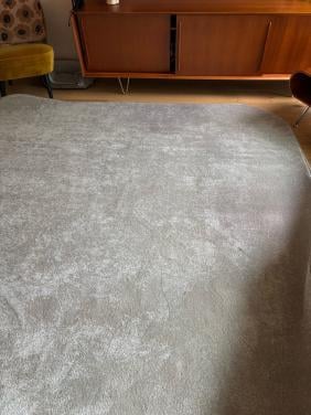 Vloerkleed 280x260 grijsbeige