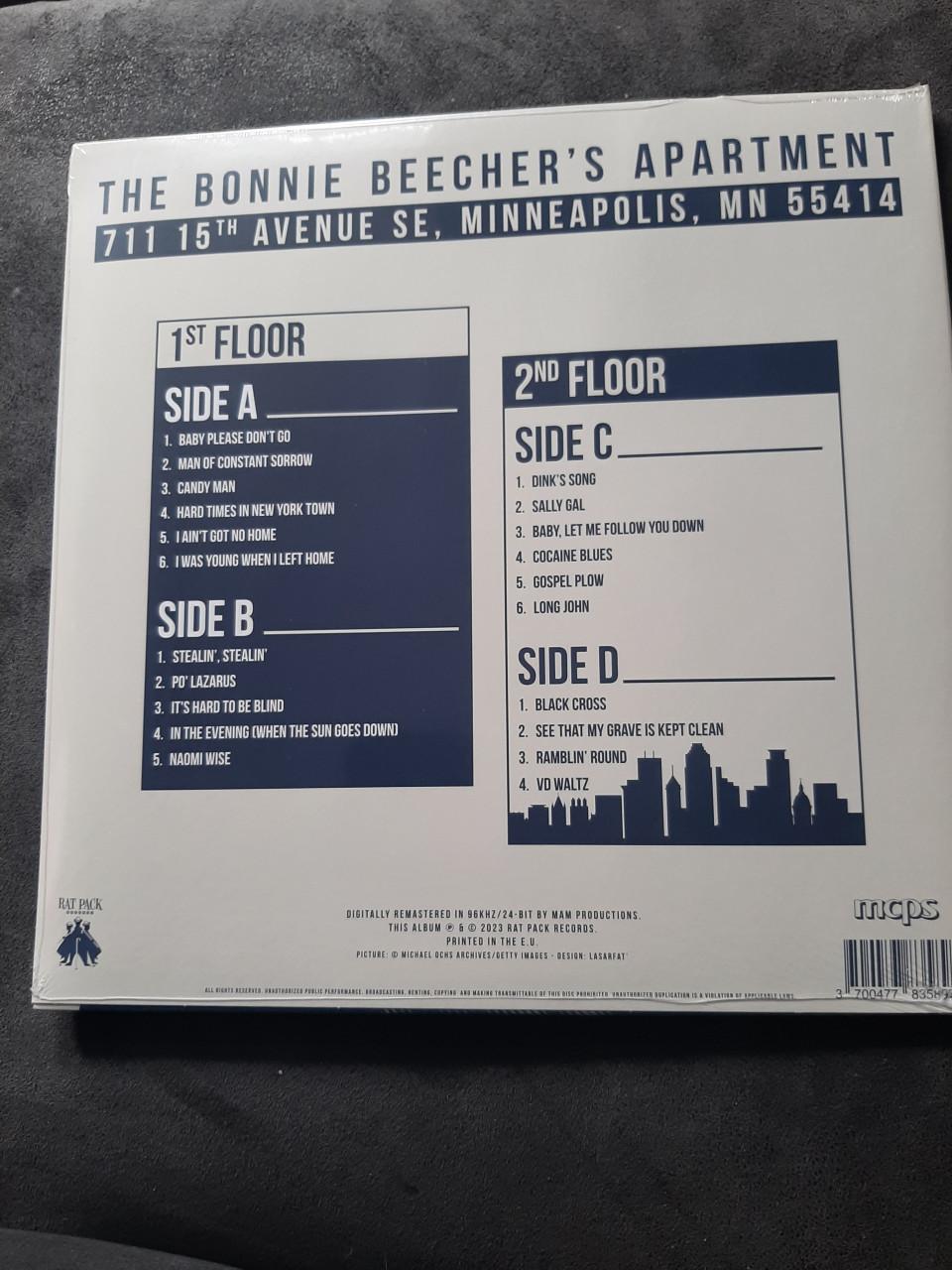 BOB DYLAN at the bonnie beecher's appartement