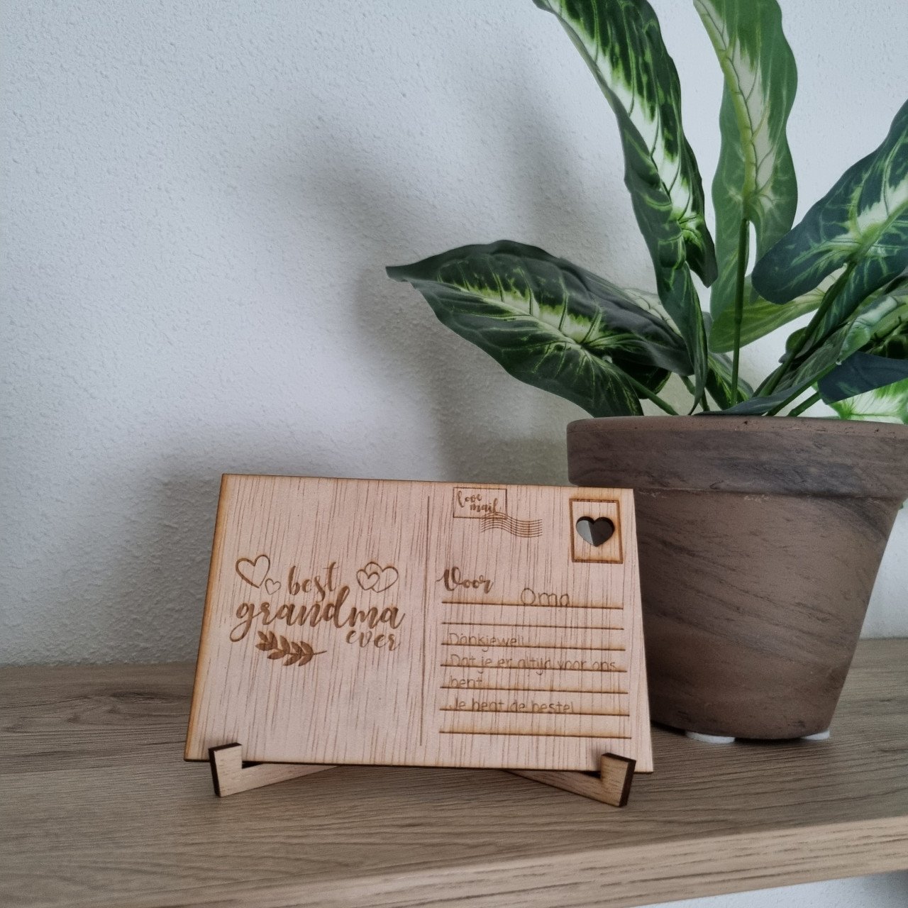 Houten kaarten