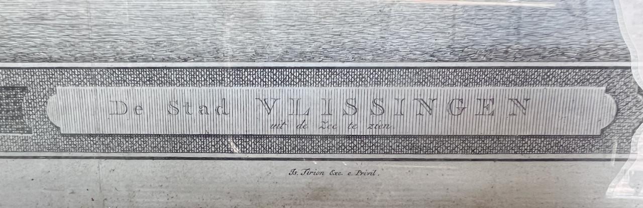 Kopergravure van de Stad Vlissingen