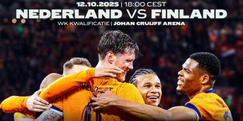 Nederland - Finland | WK Kwalificatie | 12 oktober | 18:00
