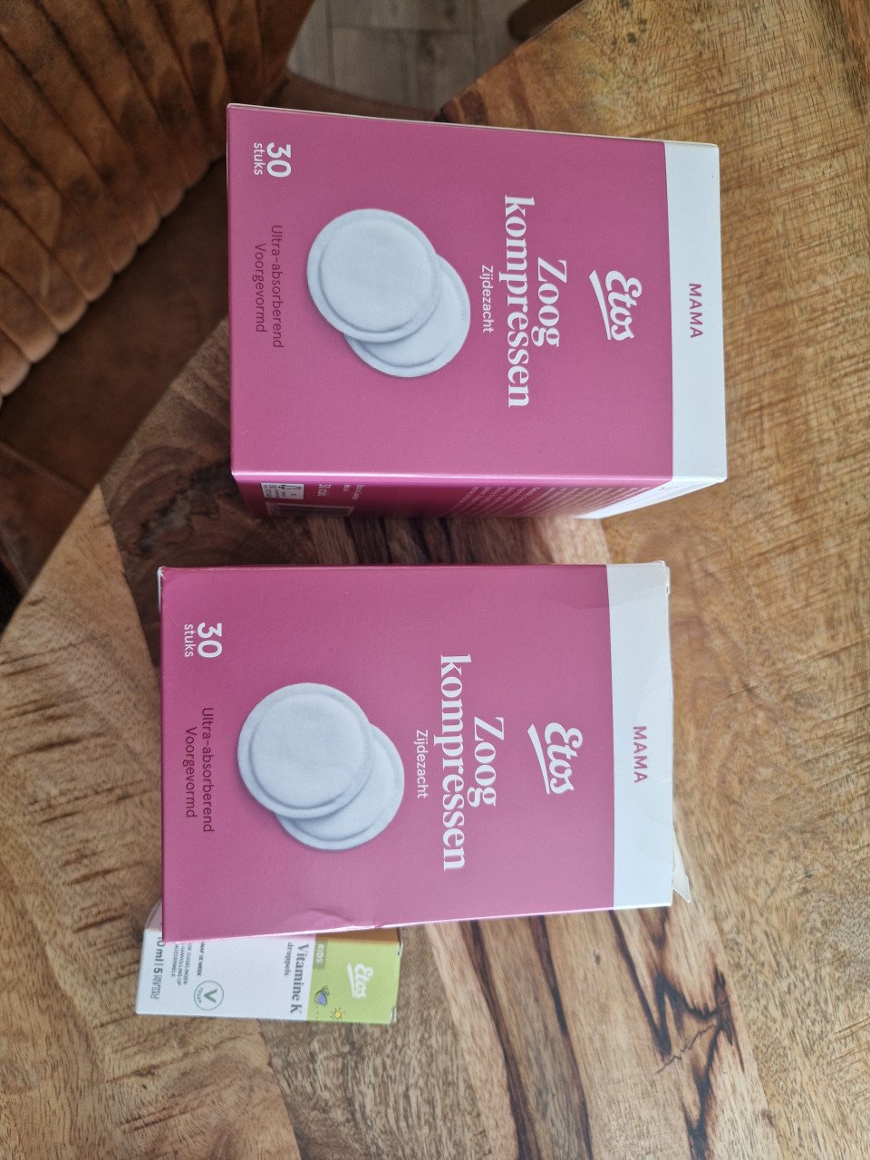 Borstmelk bewaarzakjes, zoogcompressen en vitamine K
