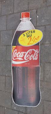 Reclame Coca Cola fles display