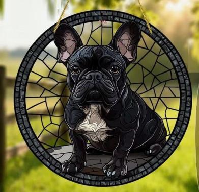 Raamhanger Franse Bulldog