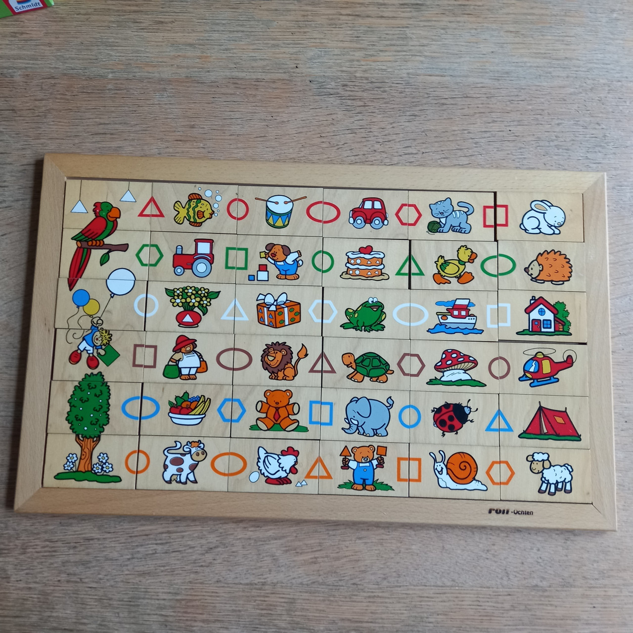 Houten puzzel 36 stukjes