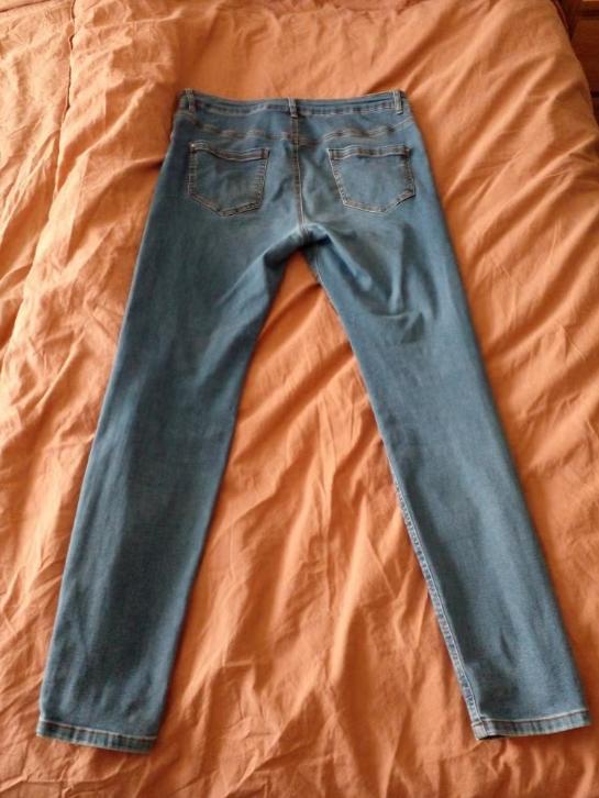 Damesbroek: Skinny stretch jeans maat 46 van MS-Mode.