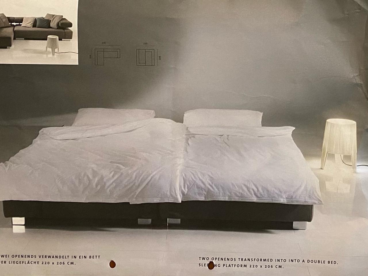 Mooie stoffen Brühl Sunrise designhoekbank