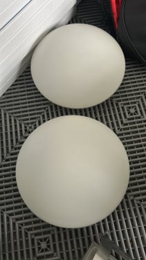 Massive lampen – 4 stuks