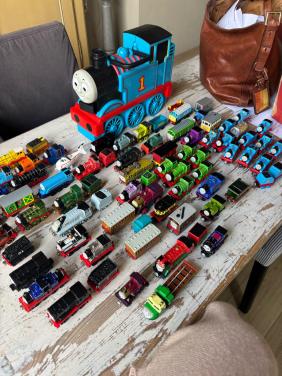 Metalen Thomas de treintjes