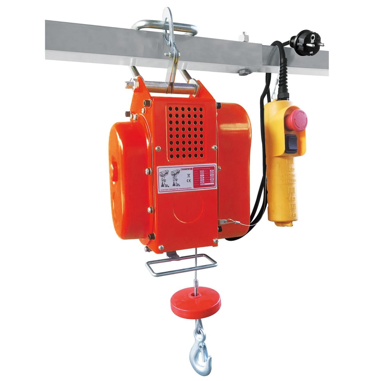 Elektrische takel, hijstakel, bouwtakel, lier, kraan 600kg / 18M kabel