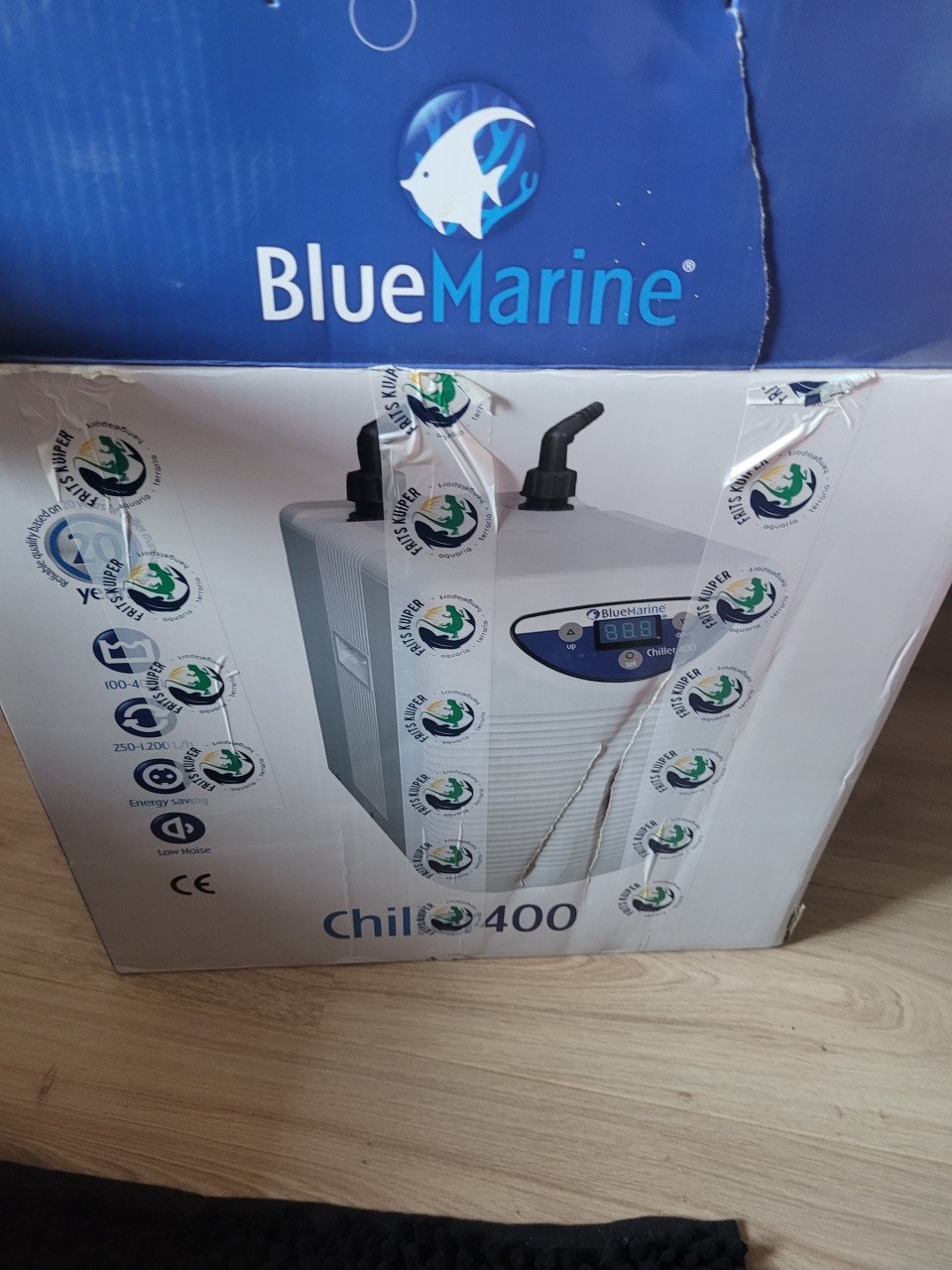 Chiller blue marine 400 en pomp