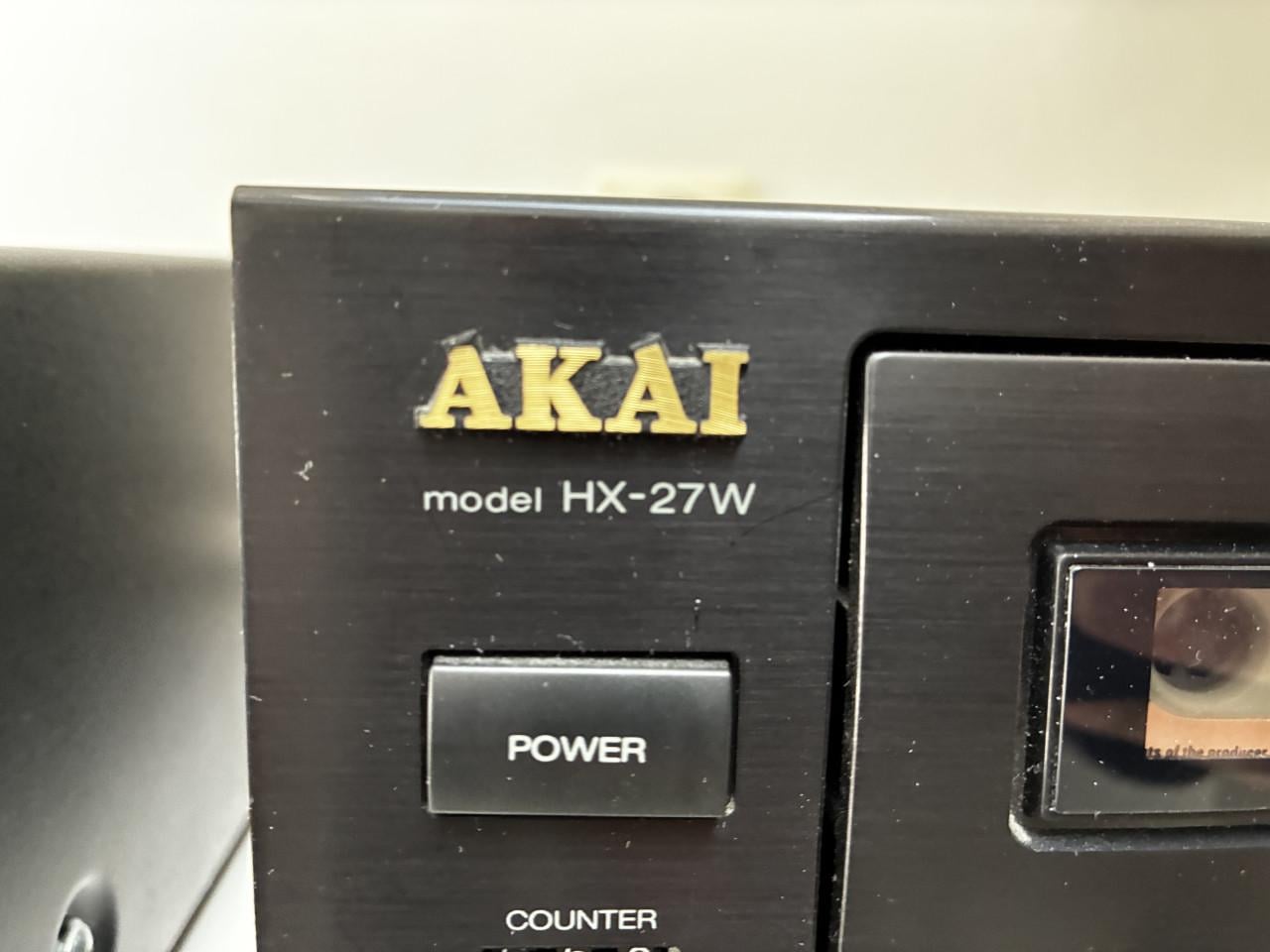 Akai dubbel casettedeck