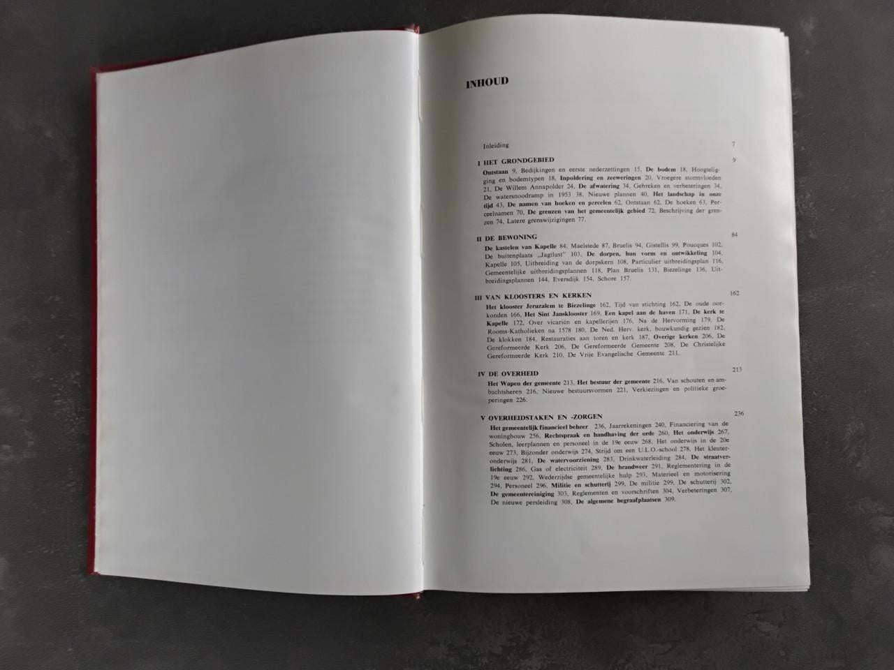 De Geschiedenis van Kapelle   Z Beveland WEP van Ysseldijk 1968