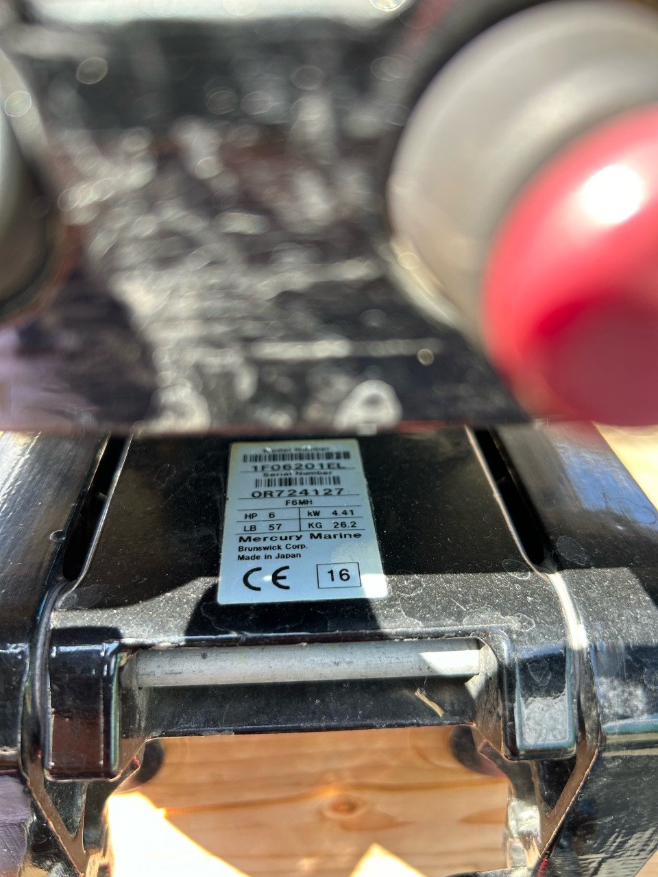 Mercury 6pk buitenboordmotor