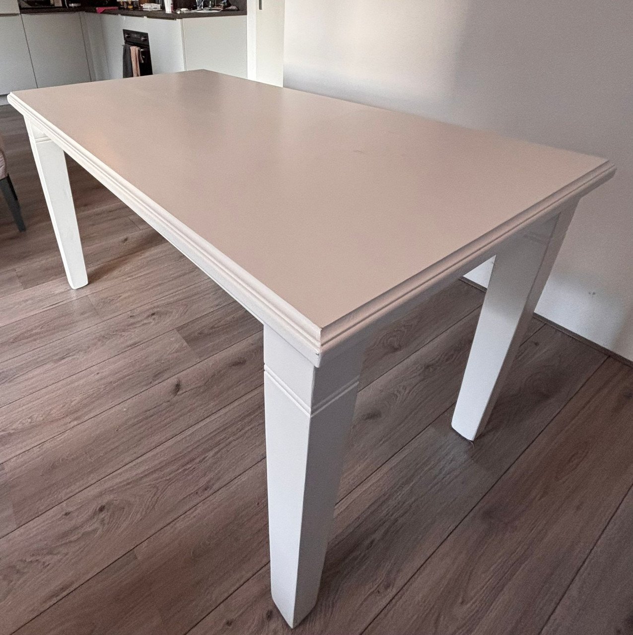 Massief houten eettafel
