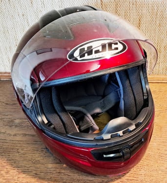 Motorhelm HJC sy-max systeemhelm m 58 met accessoires