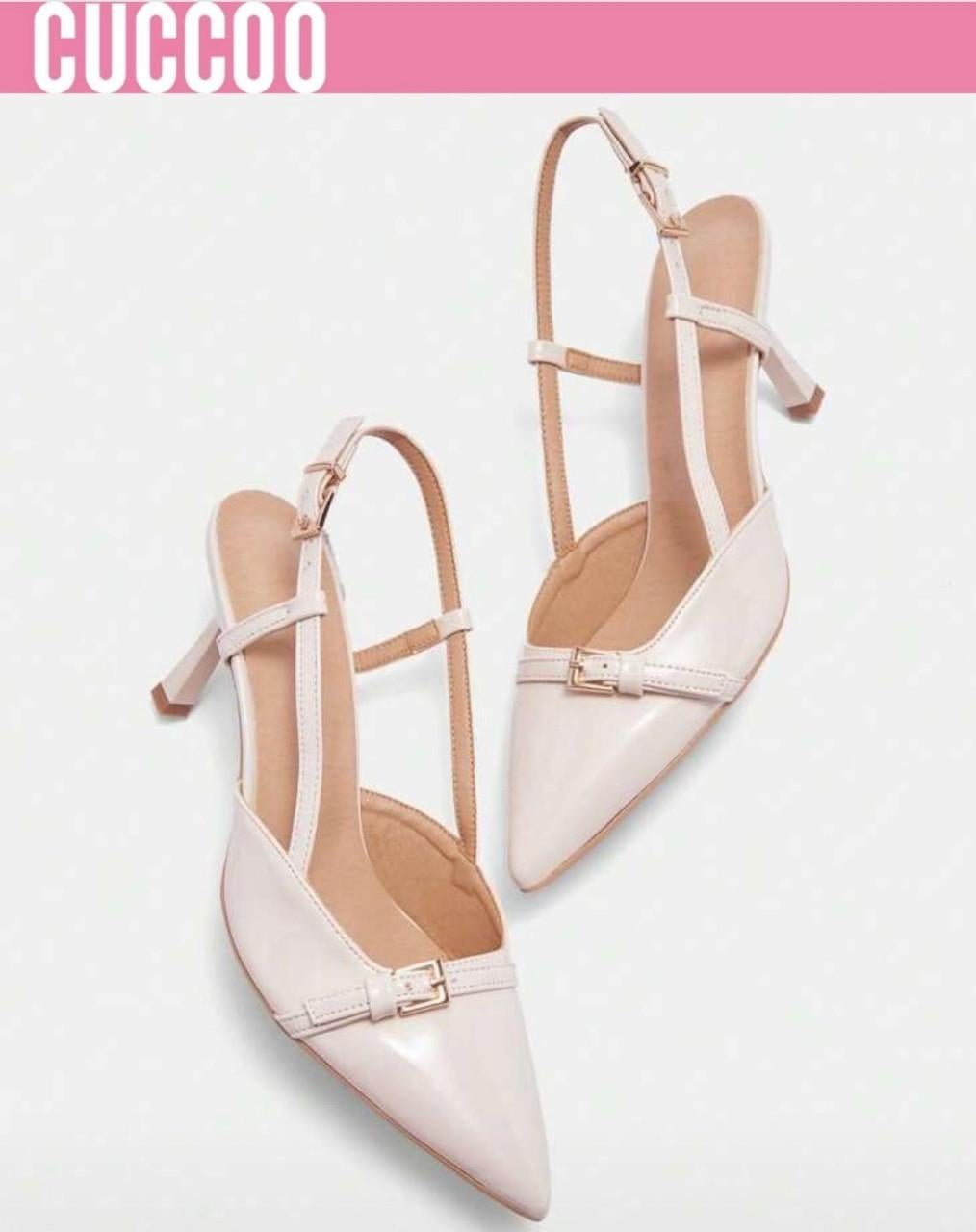 CUCCOO BIZCHIC beige hakken maat 36