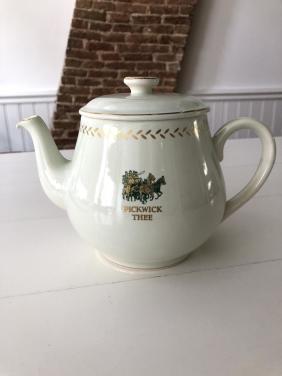 Lief brocante lichtgroen PickWick theepotje met mooie details