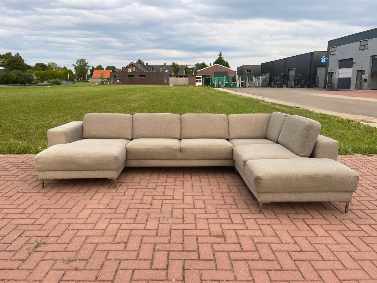 GRATIS LEVERING HEEL NL Montel U-vormige Stoffen Hoekbank