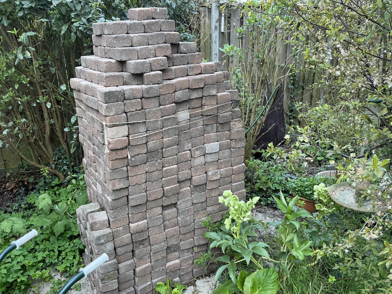 Koppelstones voor tuinterras