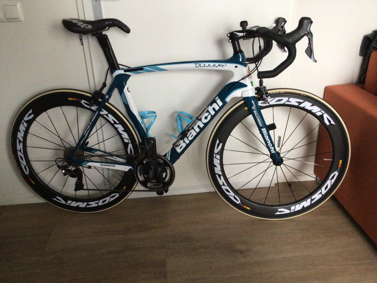 TE KOOP; BIANCHI OLTRE3 RACEFIETS