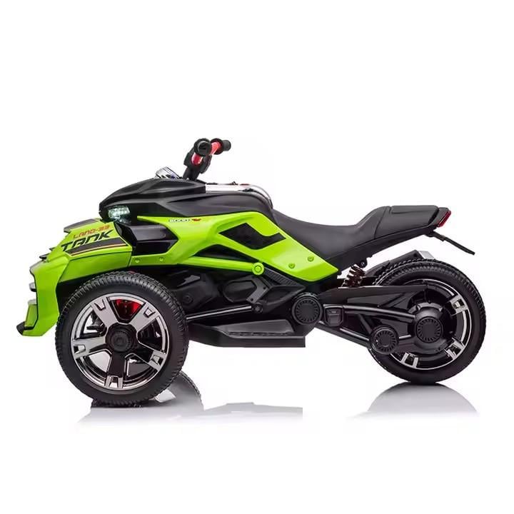 Elektrische KinderTrike 12V – E-Tank Speelgoedtrike | Groen