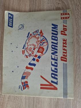 Te koop: vlaggen album deel 2  delftse pot.