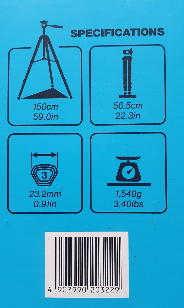 Velbon CX-560 statief (in nieuwe staat)