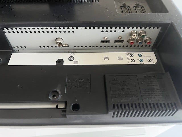 TV met beugel