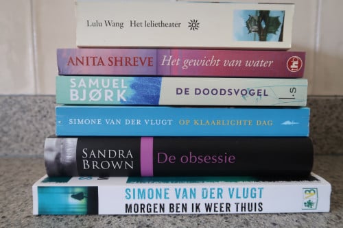Thrillers, Simone v.d Vlugt, Samuel Bjork Sandra Brown en anderen