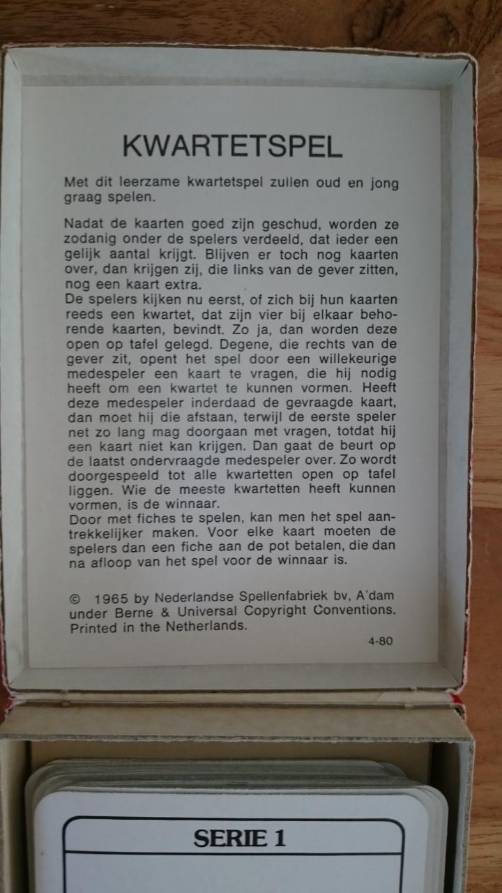 Papita verkeerskwartet 879 uit 1980