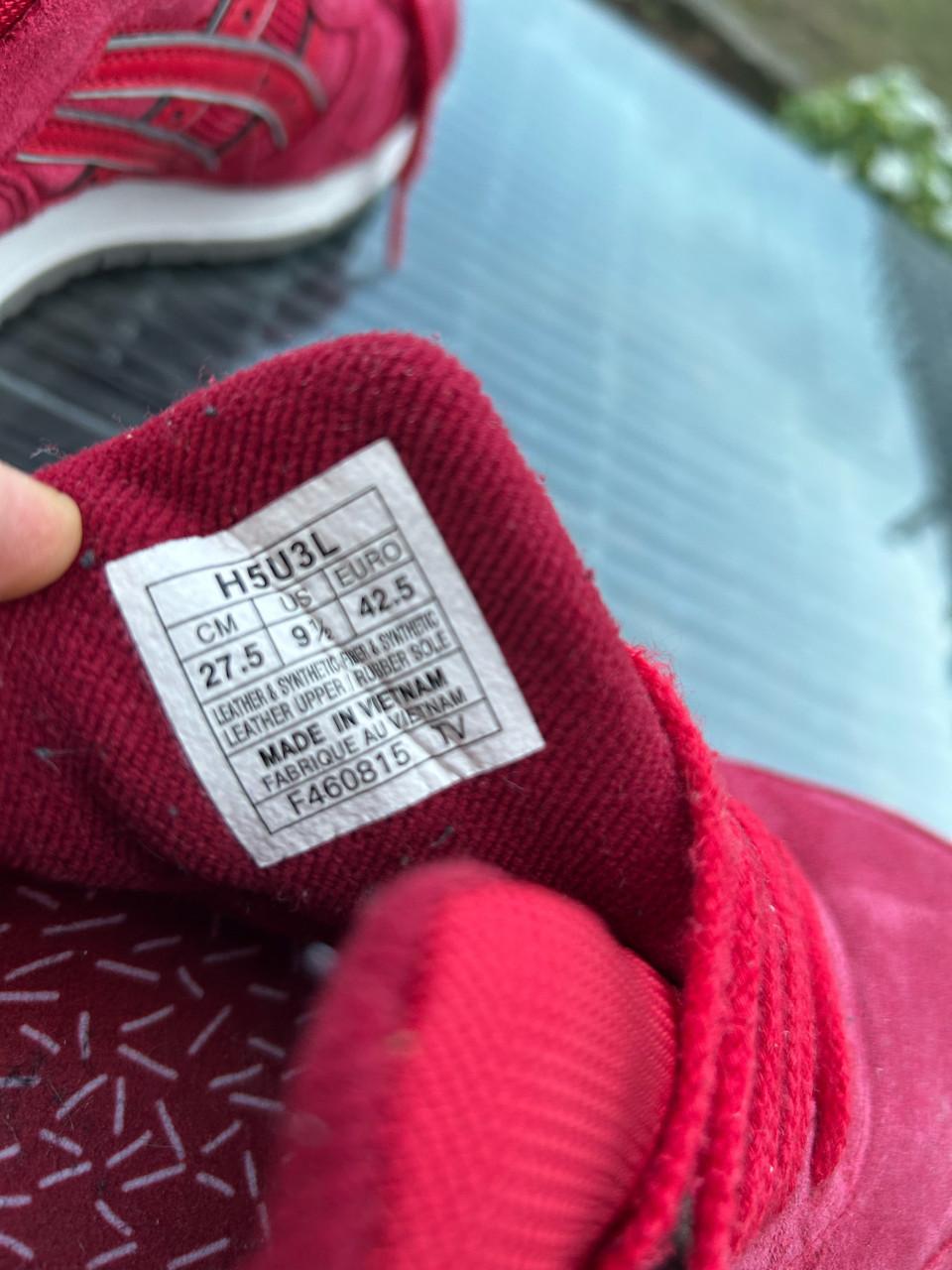 Asics rood maat 42,5 Zo goed als nieuw