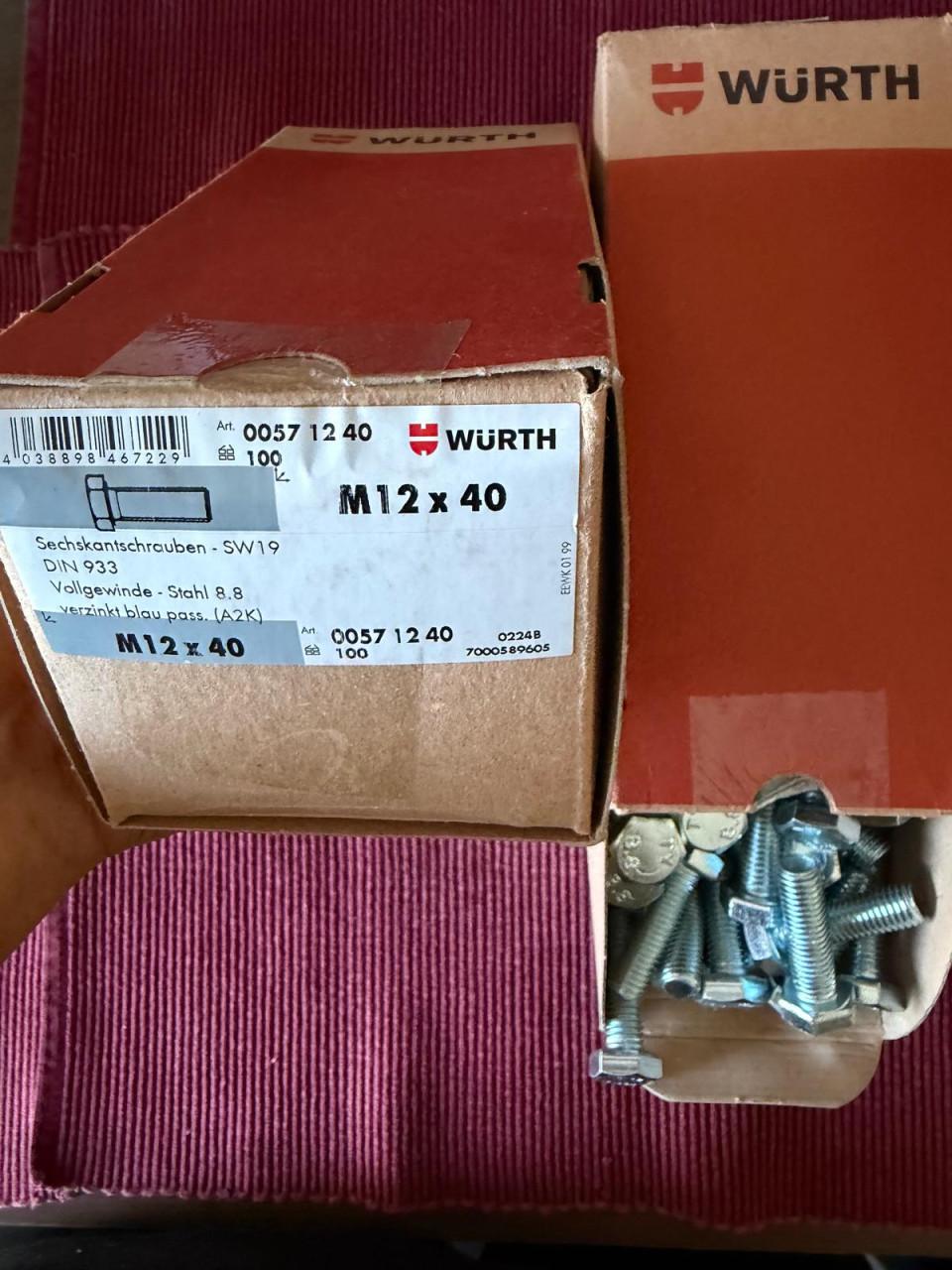 Bouten, moeren, slangklem diverse maten