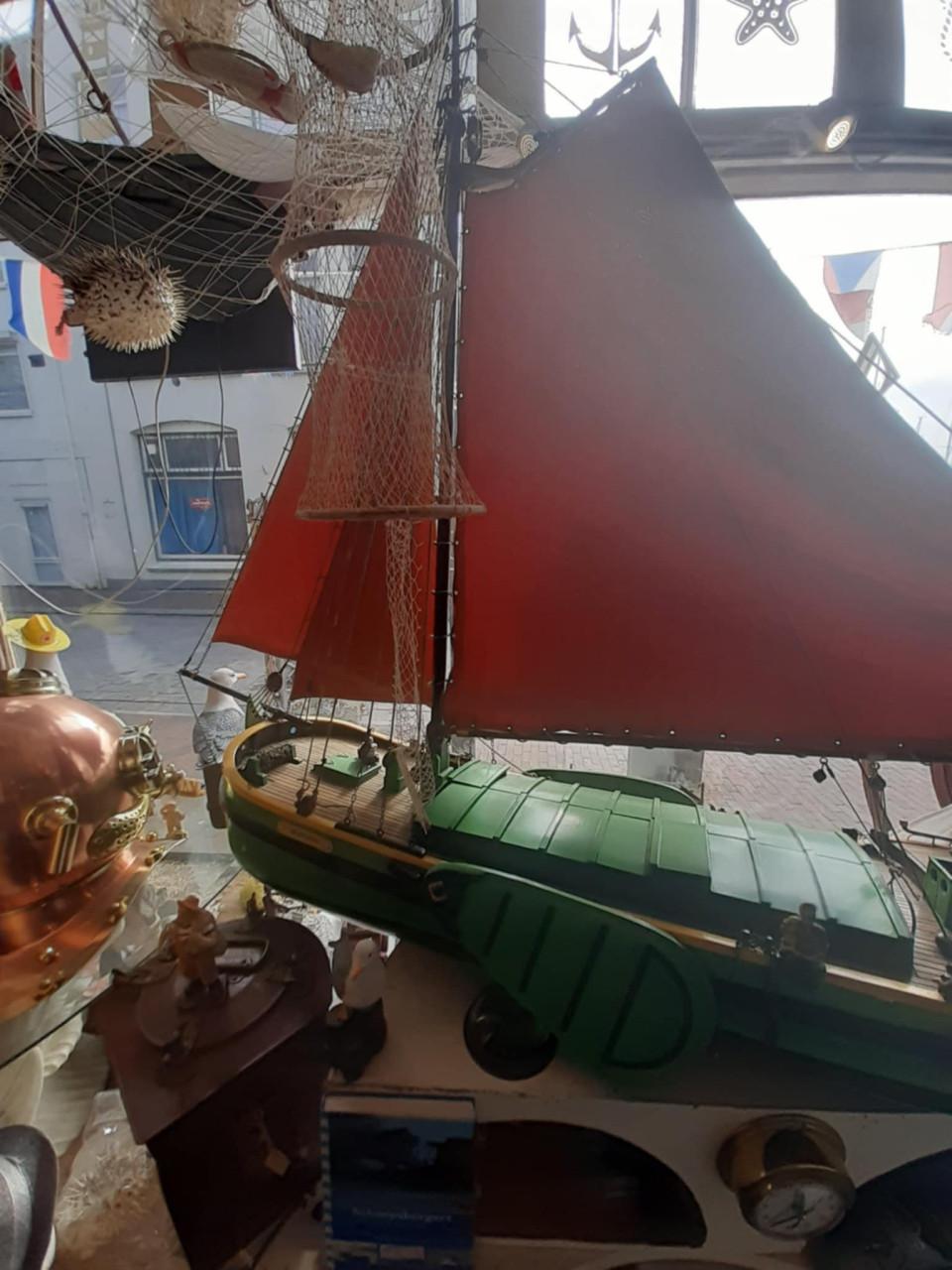 Groot scheepsmodel zeilschip Paviljoenpoon 160 cm