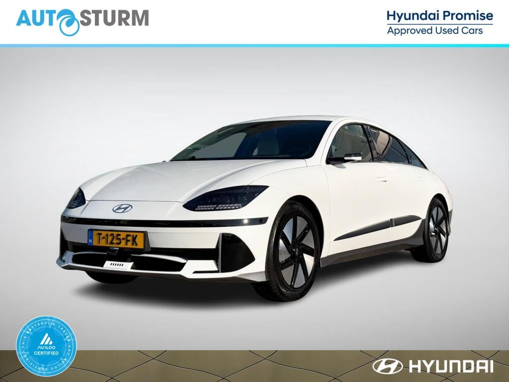 Hyundai Ioniq 6 lounge 77.4 kwh soh 97% + camera buitenspiegels!