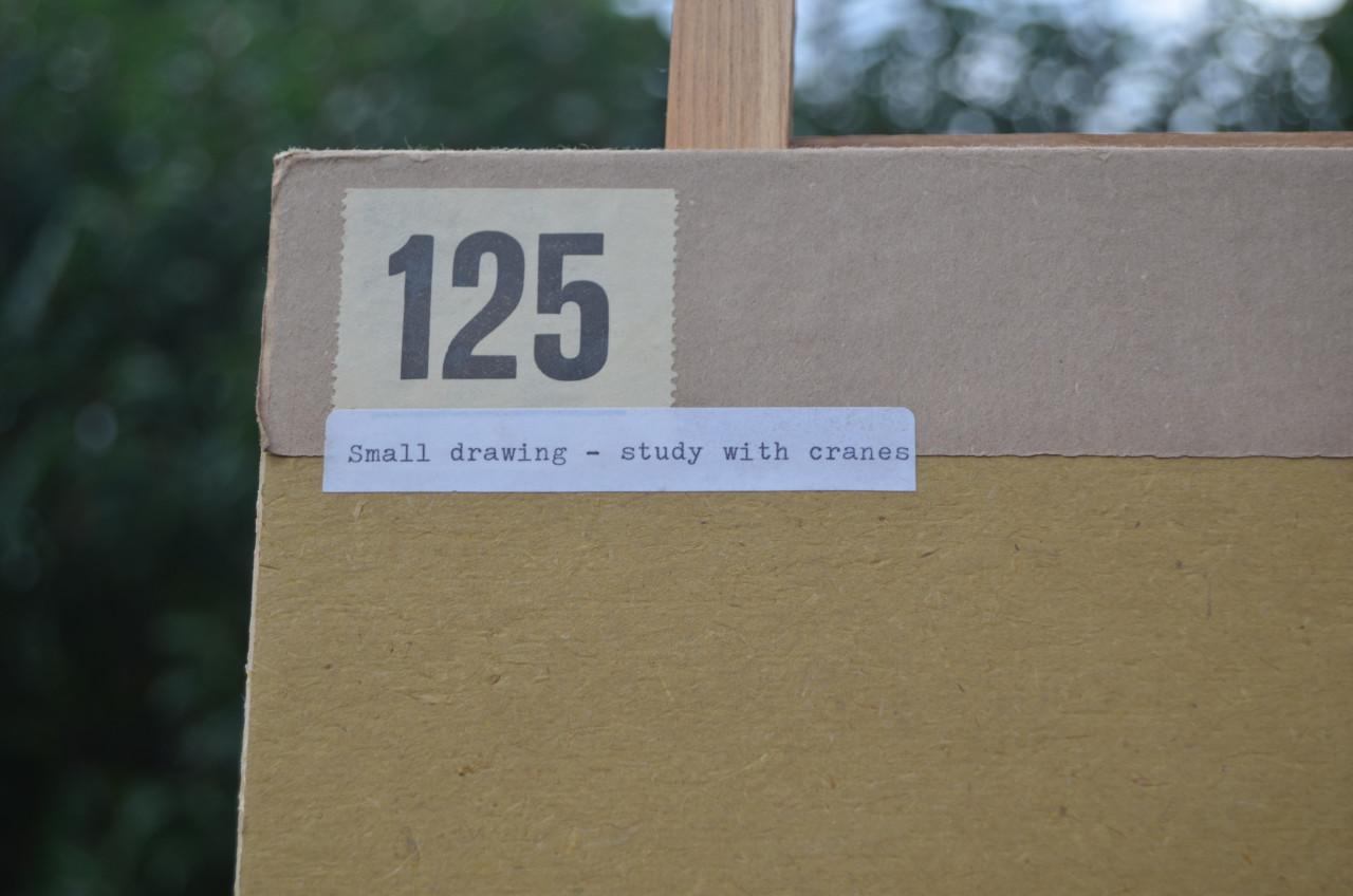 Schitterende oude Japanse tekeningen in passe-partout (2)