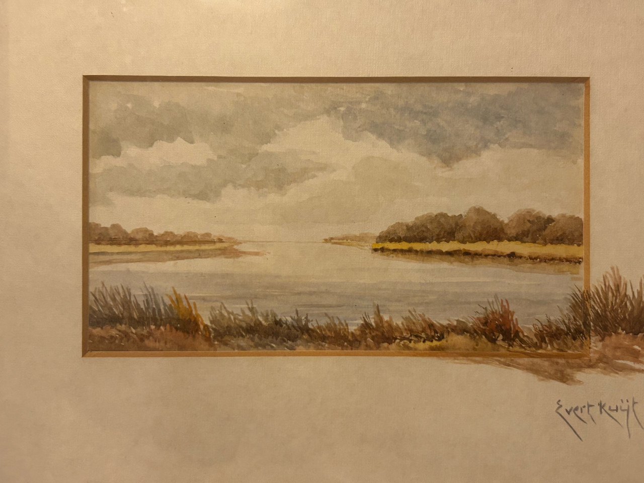 Aquarel evert kuijt
