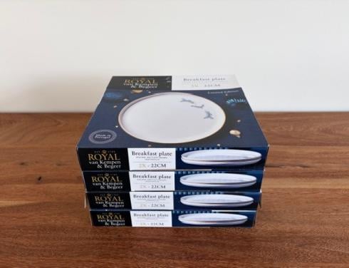 Royal van Kempen & Begeer | ontbijtborden | 8 stuks