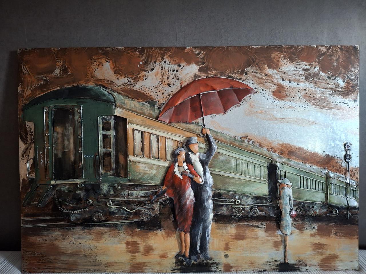 Schilderij 3D metaal