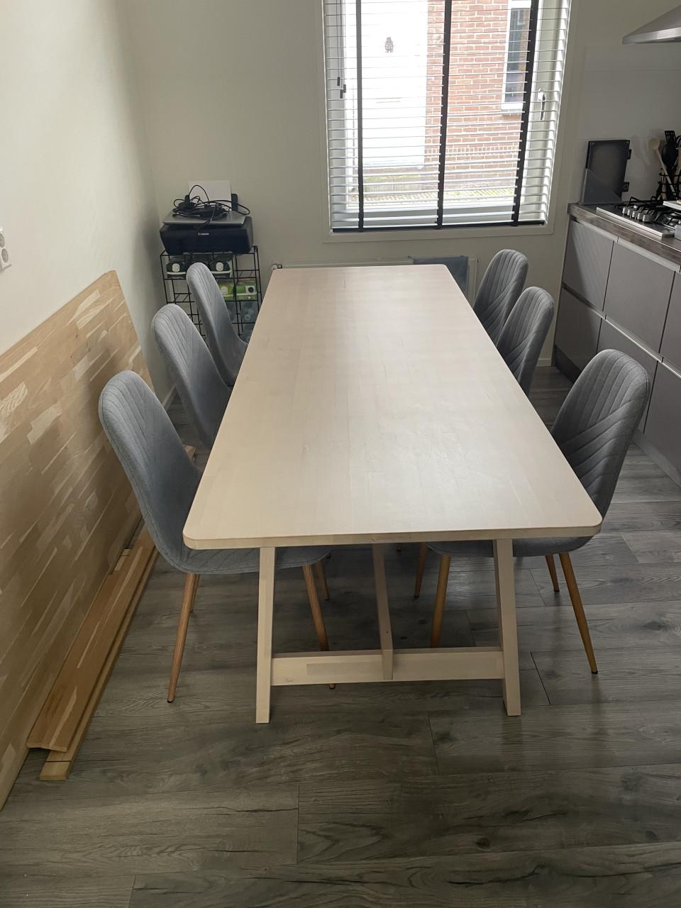 Ikea eettafel tafel groot 220x80 snel ophalen