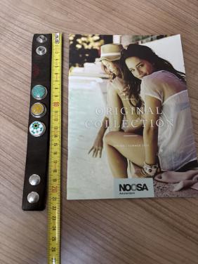 Noosa klik lederen armband
