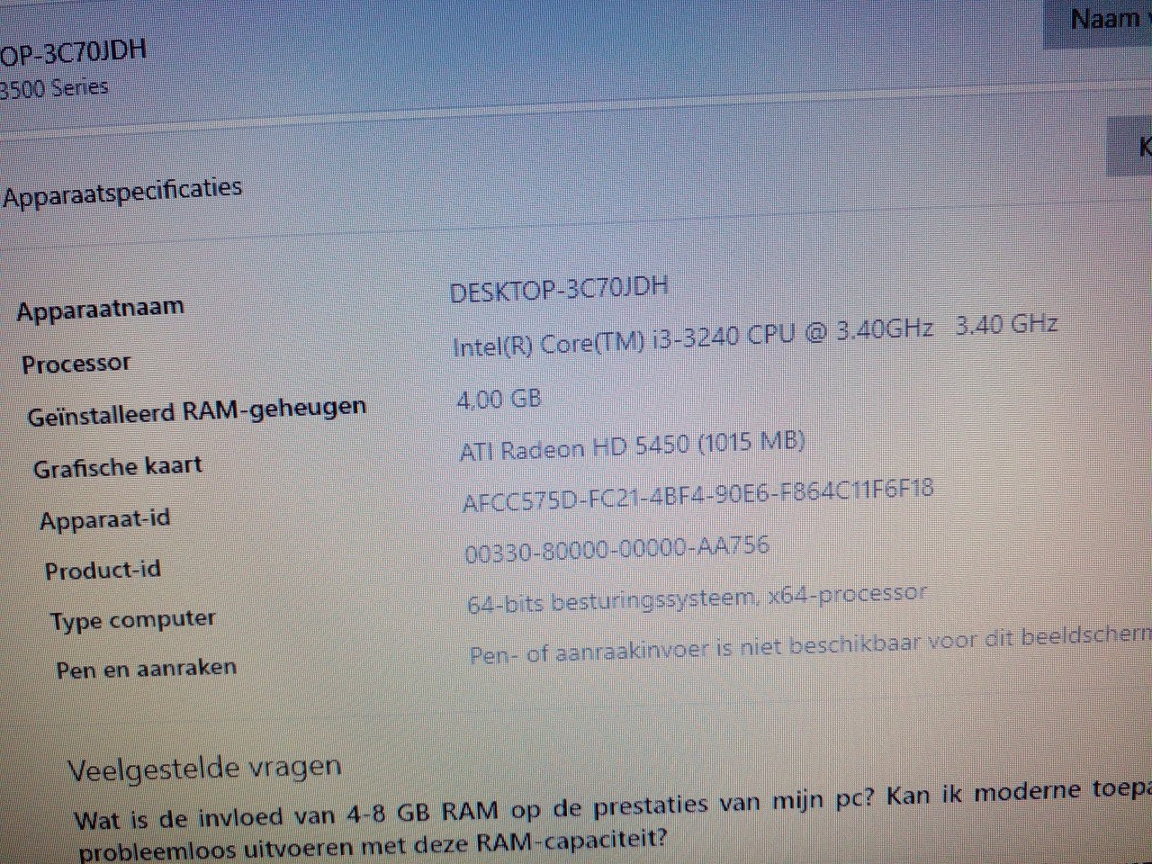 Complete computerset met monitor, wifi en veel classic games.